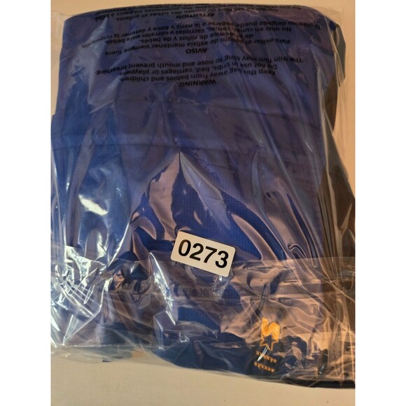 Starter Vented Windbreaker Rain Jacket Mens XL Blue Full Zip Polyester - Picture 11 of 11